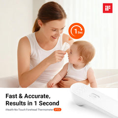 iHealth PT3 tri-point sensor delivers accurate temperature data.