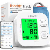 iHealth Track upper arm blood pressure monitor with clear results