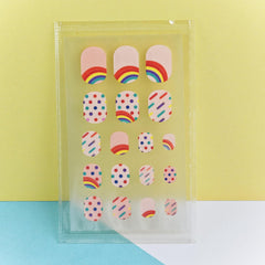 IHUKEIT flower design wraps deliver cute, long-lasting nail art fun.