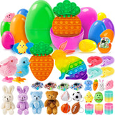 IJIGU 30-pack prefilled Easter eggs in mixed sizes for exciting egg hunts
