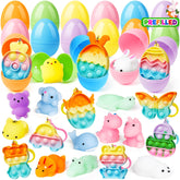 IJIGU 24-piece prefilled Easter eggs for exciting egg hunts and decorations.