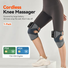 IKEEPFIT knee massager with five temperature settings for customizable comfort