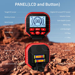 IKIU metal detector adjustable stem for comfortable use by all heights