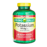ikj potassium caplets bottle with label highlights 99 mg per caplet for daily support