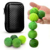 iKrto 8-pack magnetic stress balls on desk for focus and calm