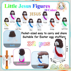 ILHSTY rubber Jesus figurine with heartfelt message for daily encouragement.