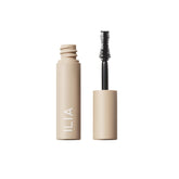 ILIA Fullest Volumizing Mascara bottle close-up showing weightless volume