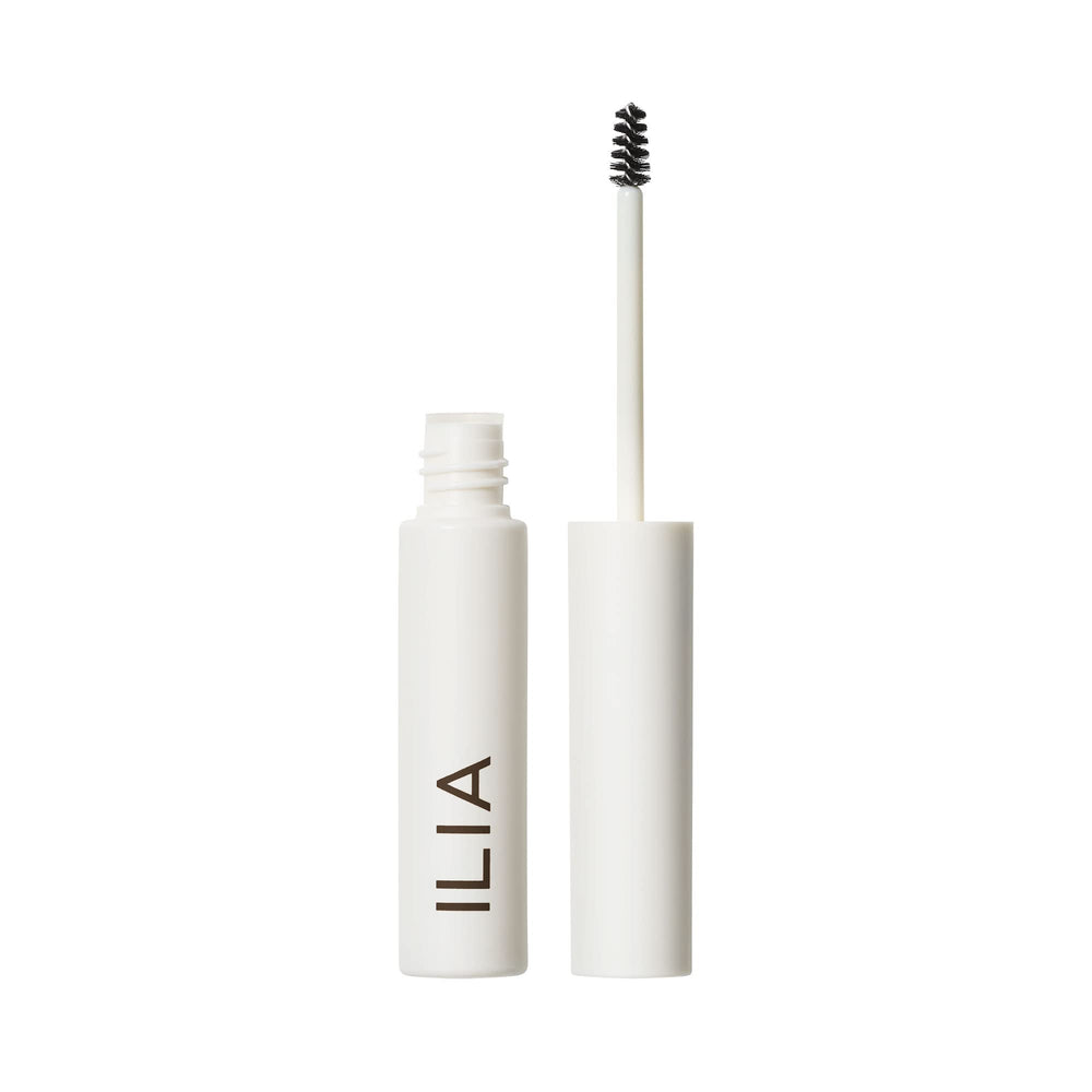 ILIA In Frame Brow Gel packaging for clean, portable makeup.