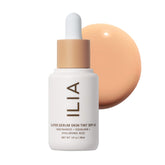ILIA Super Serum Skin Tint SPF 40 bottle with pump offers easy, breathable coverage.