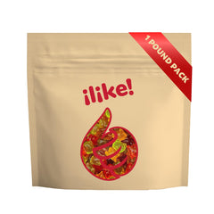 ILIKE! Assorted fruit flavors deliver fruity bursts without sugar