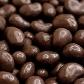 ILIKE! dark chocolate cashews 2lb bag front view for bulk snacking at home or office.