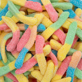 ILIKE! Neon Sour Gummy Worms bulk 2lb pack for easy party snacking.