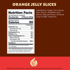 ILike! orange slices jelly candy sugar-dusted close-up, perfect for candy bowls.