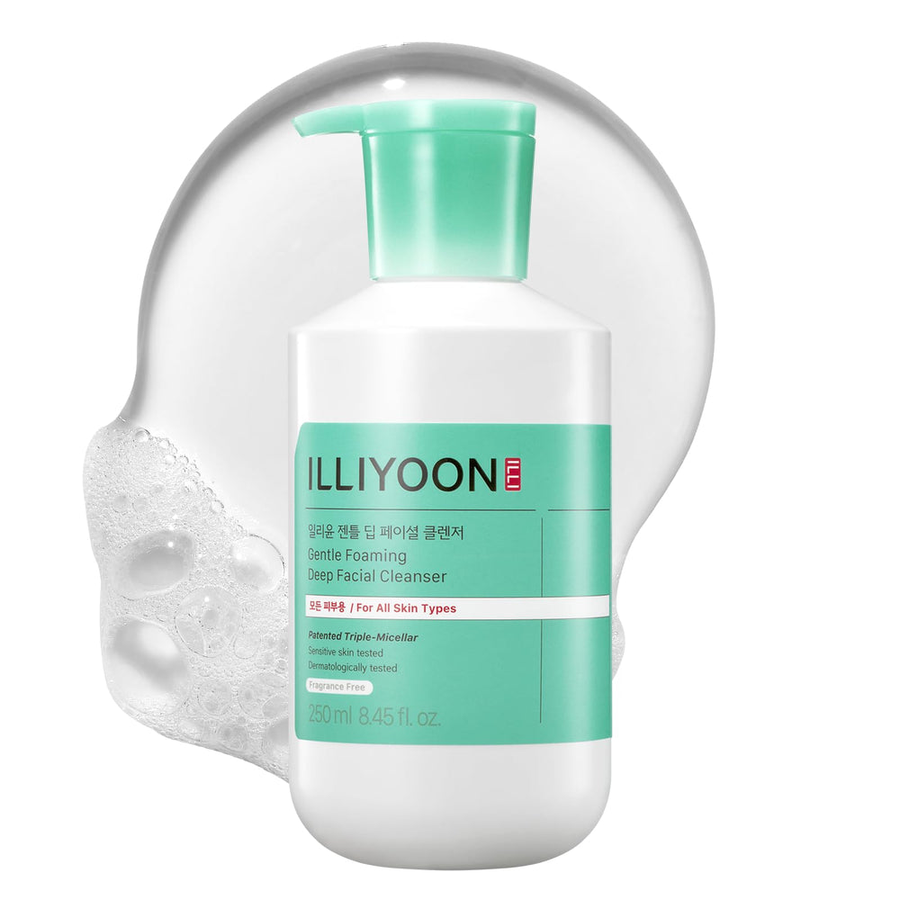 Illiyoon Gentle Deep Facial Cleanser bottle ready for daily cleansing routine