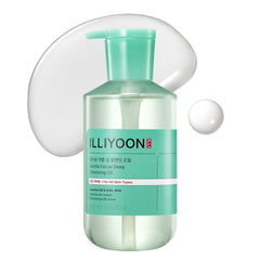 Illiyoon Gentle Deep Cleansing Oil bottle pour demonstrates lightweight makeup removal.