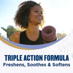 Illuminations Gold Bond Aloe-infused powder soothes skin while absorbing moisture for everyday comfort.