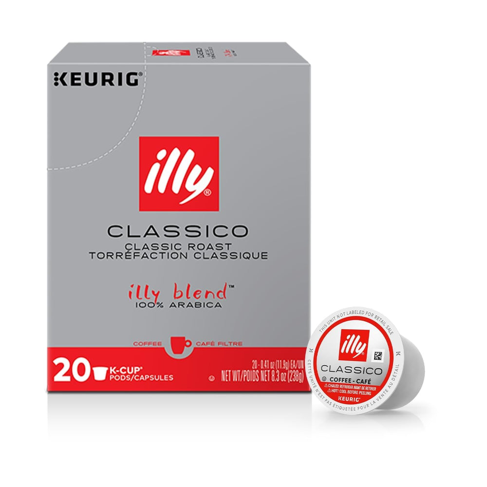 illy k-cup pod classico medium roast for quick, balanced mornings