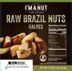 I'm A Nut Raw Broken Brazil Nuts close-up shells show texture.