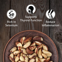 I'm A Nut resealable bag keeps Brazil nuts fresh and crunchy.