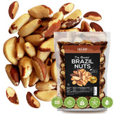 I'm A Nut wild harvested Brazilian nuts in a 1 lb bag with sea salt, ideal snack.