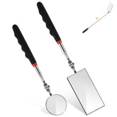 Okxiri 2-Piece Telescoping Inspection Mirror Set – 360° Swivel Round & Rectangular Mirrors for Mechanics & Home Inspections - Perla Store | The Ultimate A to Z Marketplace for Every Need in Canada
