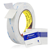 Tapsi Double-Sided Removable Tape - 1-inch x 16.5-ft Heavy Duty PE Foam Mounting Tape for Wall-Safe Poster Hanging