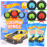 Imaginings 3 hot wheels lollipop rings pack, perfect for party favors and fun treats