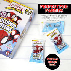Imaginings 3 Miles Morales decorated lollipops for themed celebrations.