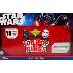 Imaginings 3 Star Wars ring candy in bright wrappers for kids' party favors