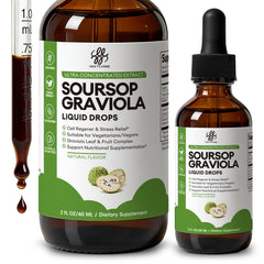 iMATCHME Soursop Graviola liquid drop bottle ready for daily use to support gut health.