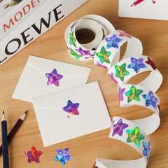 Imeepa star stickers for DIY crafts and decorative projects.