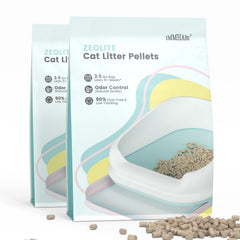 IMMHABI generic cat litter pellets 7 lb packaging for easy refills.
