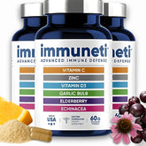 Immuneti Advanced Immunity 6-in-1 bottle image highlighting daily wellness support