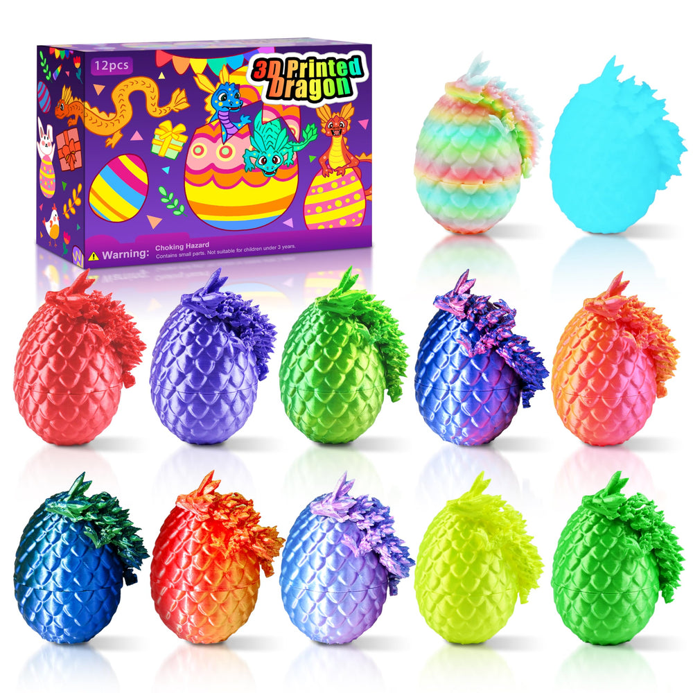Impossmaker dragon egg with articulated dragon for interactive play.