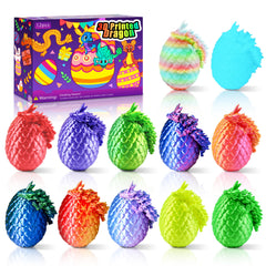 Impossmaker dragon egg with articulated dragon for interactive play.