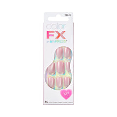 imPRESS Cherished pink squoval nails with glue-free application for a quick, salon-like manicure.