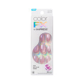 imPRESS ColorFX Starry packaging showing the kit contents for quick at-home manicure