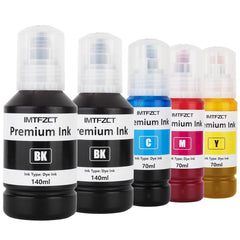 imtfzct Epson 502 black 140ml bottle for crisp everyday prints