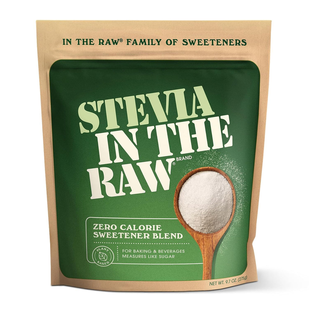 IN THE RAW Stevia Bakers Bag front view, zero calorie sugar substitute for baking