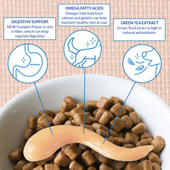 INABA Churu tube hydrates dogs with 85% moisture per serving.