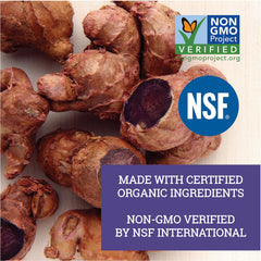 Incas by Asiya Life organic certification badge indicating USDA status