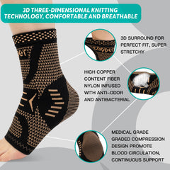 INDEEMAX ankle brace strap detail highlights adjustable compression for stability