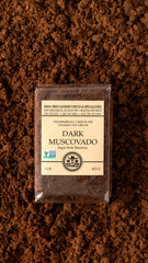 Close-up shows moist, fine texture and high molasses content of India Tree Muscovado