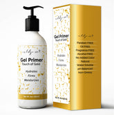 Indulgeme Conductive Gel bottle and label ready for priming before microcurrent facial