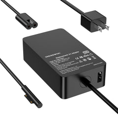 INEXEWOC 65W Surface Pro charger unit powering Surface devices efficiently on the go.