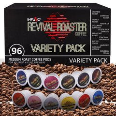 InfuSio 12-flavors collection highlights diverse roasts and profiles for daily coffee.