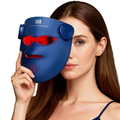 INIA Glow 4D mask full-face coverage with even light distribution for skincare sessions.