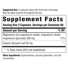 INNATE Magnesium 300 mg capsules close-up showing easy-to-take capsules.