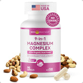 Inner Brightness 9-in-1 magnesium capsules in bottle for easy daily support