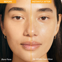 Innisfree Daily UV Defense SPF 36 green tea close-up emphasizes soothing hydration.